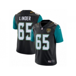 Men's Nike Jacksonville Jaguars #65 Brandon Linder Vapor Untouchable Limited Black Alternate NFL Jersey