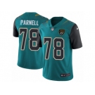 Men's Nike Jacksonville Jaguars #78 Jermey Parnell Vapor Untouchable Limited Teal Green Team Color NFL Jersey