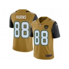 Men's Nike Jacksonville Jaguars #88 Allen Hurns Limited Gold Rush NFL Jersey