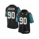 Men's Nike Jacksonville Jaguars #90 Malik Jackson Limited Black Alternate NFL Jersey