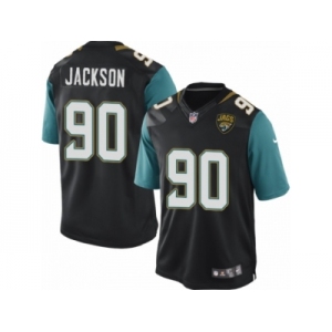 Men's Nike Jacksonville Jaguars #90 Malik Jackson Limited Black Alternate NFL Jersey