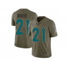 Nike Jacksonville Jaguars #21 A.J. Bouye Olive Men Stitched NFL Limited 2017 Salute To Service Jersey