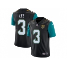 Nike Jacksonville Jaguars #3 Tanner Lee Black Alternate Men Stitched NFL Vapor Untouchable Limited Jersey