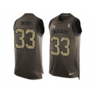 Nike Jacksonville Jaguars #33 Chris Ivory Green Men's Stitched NFL Limited Salute To Service Tank Top Jersey