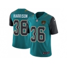 Nike Jacksonville Jaguars #36 Ronnie Harrison Teal Green Team Color Men Stitched NFL Vapor Untouchable Limited Jersey