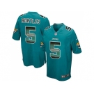 Nike Jacksonville Jaguars #5 Blake Bortles Teal Green Team Color Men's Stitched NFL Limited Strobe Jersey