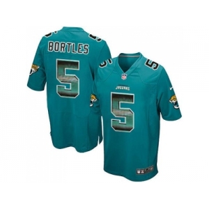 Nike Jacksonville Jaguars #5 Blake Bortles Teal Green Team Color Men's Stitched NFL Limited Strobe Jersey