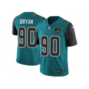 Nike Jacksonville Jaguars #90 Taven Bryan Teal Green Team Color Men Stitched NFL Vapor Untouchable Limited Jersey