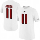 Mens Atlanta Falcons 11 Julio Jones Nike Player Pride Name and Number T-Shirt White