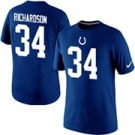 Mens Indianapolis Colts Trent Richardson Nike Royal Blue Player Pride Name and Number T-Shirt