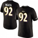 Nike Baltimore Ravens 92 NGATA Pride Name & Number T-Shirt Black