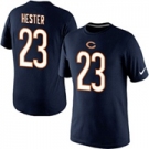 Nike Chicago Bears Devin Hester Name & Number T-Shirt Blue