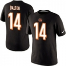 Nike Cincinnati Bengals Andy Dalton Pride Name & Number T-Shirt Black