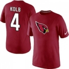 Nike Kevin Kolb Arizona Cardinals #4 Name & Number T-Shirt - Cardinal