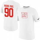 Nike New York Giants Jason Pierre-Paul Name & Number T-Shirt White