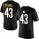 Nike Pittsburgh Steelers Troy Polamalu Pride Name & Number T-Shirt Black