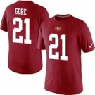 Nike San Francisco 49ers Frank Gore Pride Name & Number T-Shirt Red