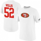 Nike San Francisco 49ers Patrick Willis Name & Number T-Shirt White