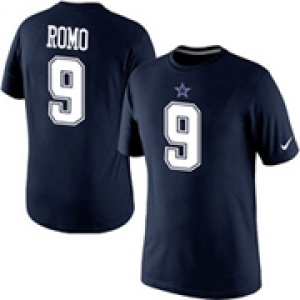 Tony Romo Dallas Cowboys Nike Pride Name & Number T-Shirt Navy Blue