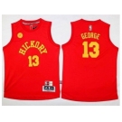 Youth Indiana Pacers #13 Paul George Red Hardwood Classics Performance Stitched NBA Jersey