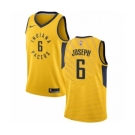 Youth Nike Indiana Pacers #6 Cory Joseph Authentic Gold NBA Jersey Statement Edition