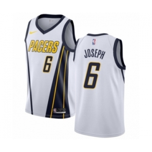 Youth Nike Indiana Pacers #6 Cory Joseph White Swingman Jersey - Earned Edition