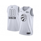 Youth Nike Toronto Raptors #10 DeMar DeRozan White NBA Jordan Swingman 2018 All-Star Game Jersey