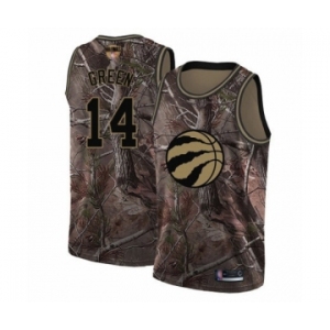 Youth Toronto Raptors #14 Danny Green Swingman Camo Realtree Collection 2019 Basketball Finals Bound Jersey
