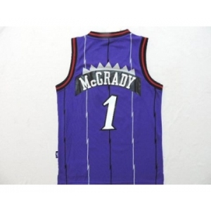 youth nba jersey toronto raptors #1 mcgrady purple