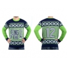 Nike Seattle Seahawks #12 Fan Men's Ugly Sweater