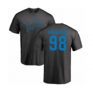 NFL Nike Detroit Lions #98 Damon Harrison Ash One Color T-Shirt
