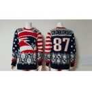 Nike New England Patriots #87 Rob Gronkowski Sweater