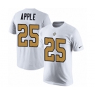 NFL Nike New Orleans Saints #25 Eli Apple White Rush Pride Name & Number T-Shirt