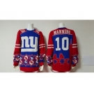 Nike New York Giants #10 Eli Manning blue Men's Ugly Sweater