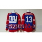 Nike New York Giants #13 Odell Beckham Jr blue Men's Ugly Sweater