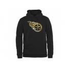 Men's Tennessee Titans Pro Line Black Gold Collection Pullover Hoodie