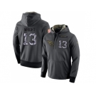 NFL Men's Nike Tennessee Titans #13 Kendall Wright Stitched Black Anthracite Salute to Service Player Performance Hoodie