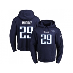 Nike Tennessee Titans #29 DeMarco Murray Navy Blue Name & Number Pullover NFL Hoodie