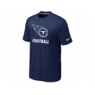 Men's Tennessee Titans Nike Cardinal Facility T-Shirt D.Blue