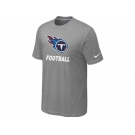 Men's Tennessee Titans Nike Cardinal Facility T-Shirt L.Grey