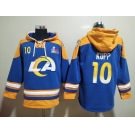 Men's Los Angeles Rams #10 Cooper Kupp 2022 Royal Super Bowl LVI Champions Pullover Hoodie