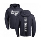 NFL Nike Los Angeles Rams #56 Dante Fowler Jr Navy Blue Backer Pullover Hoodie