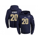 Nike Los Angeles Rams #20 Lamarcus Joyner Navy Blue Name & Number Pullover NFL Hoodie