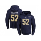 Nike Los Angeles Rams #52 Alec Ogletree Navy Blue Name & Number Pullover NFL Hoodie