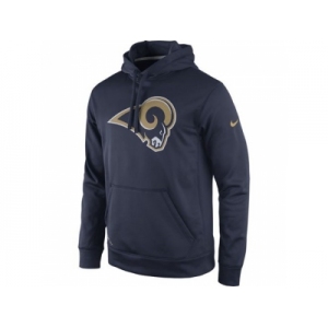 St.Louis Rams Nike Navy Practice Performance Pullover Hoodie