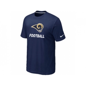 Men's St.Louis Rams Nike Cardinal Facility T-Shirt D.Blue