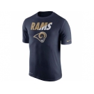 Men's St.Louis Rams Nike Navy Blue Legend Staff Practice Performance T-Shirt