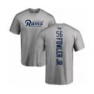 NFL Nike Los Angeles Rams #56 Dante Fowler Jr Ash Backer T-Shirt