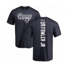 NFL Nike Los Angeles Rams #56 Dante Fowler Jr Navy Blue Backer T-Shirt