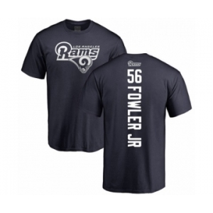 NFL Nike Los Angeles Rams #56 Dante Fowler Jr Navy Blue Backer T-Shirt